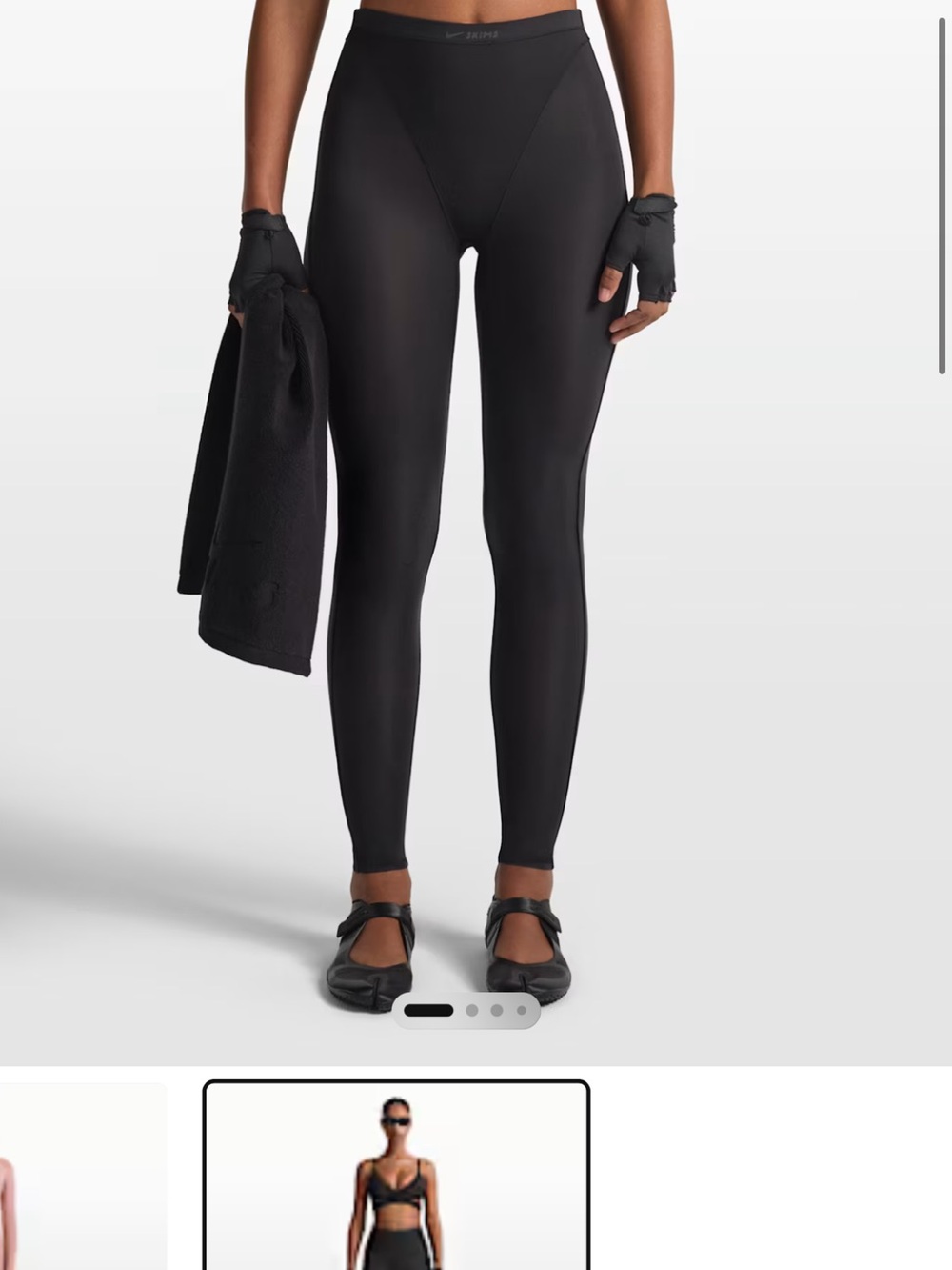 SKIMS Black High-Rise Sculpting Leggings